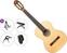 Klasszikus gitár Ortega R121-7/8-L Premium SET 7/8 Natural Klasszikus gitár
