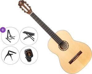Gitara klasyczna Ortega R121SN-L Premium SET 4/4 Natural Gitara klasyczna