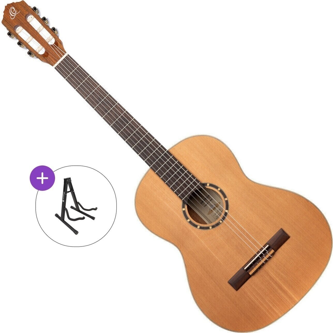 Konzertgitarre Ortega R122SN-L Basic SET 4/4 Natural Konzertgitarre