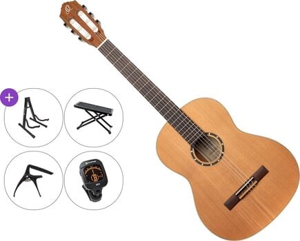 Konzertgitarre Ortega R122SN-L Premium SET 4/4 Natural Konzertgitarre - 1