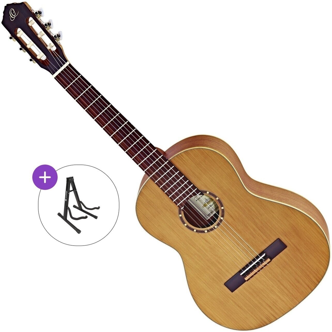 Gitara klasyczna Ortega R122L Basic SET 4/4 Natural Gitara klasyczna