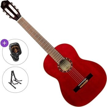Gitara klasyczna Ortega R121LWR Standard SET 4/4 Wine Red Gitara klasyczna - 1