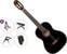 Gitara klasyczna Ortega R221BK-L Premium SET 4/4 Black Gitara klasyczna