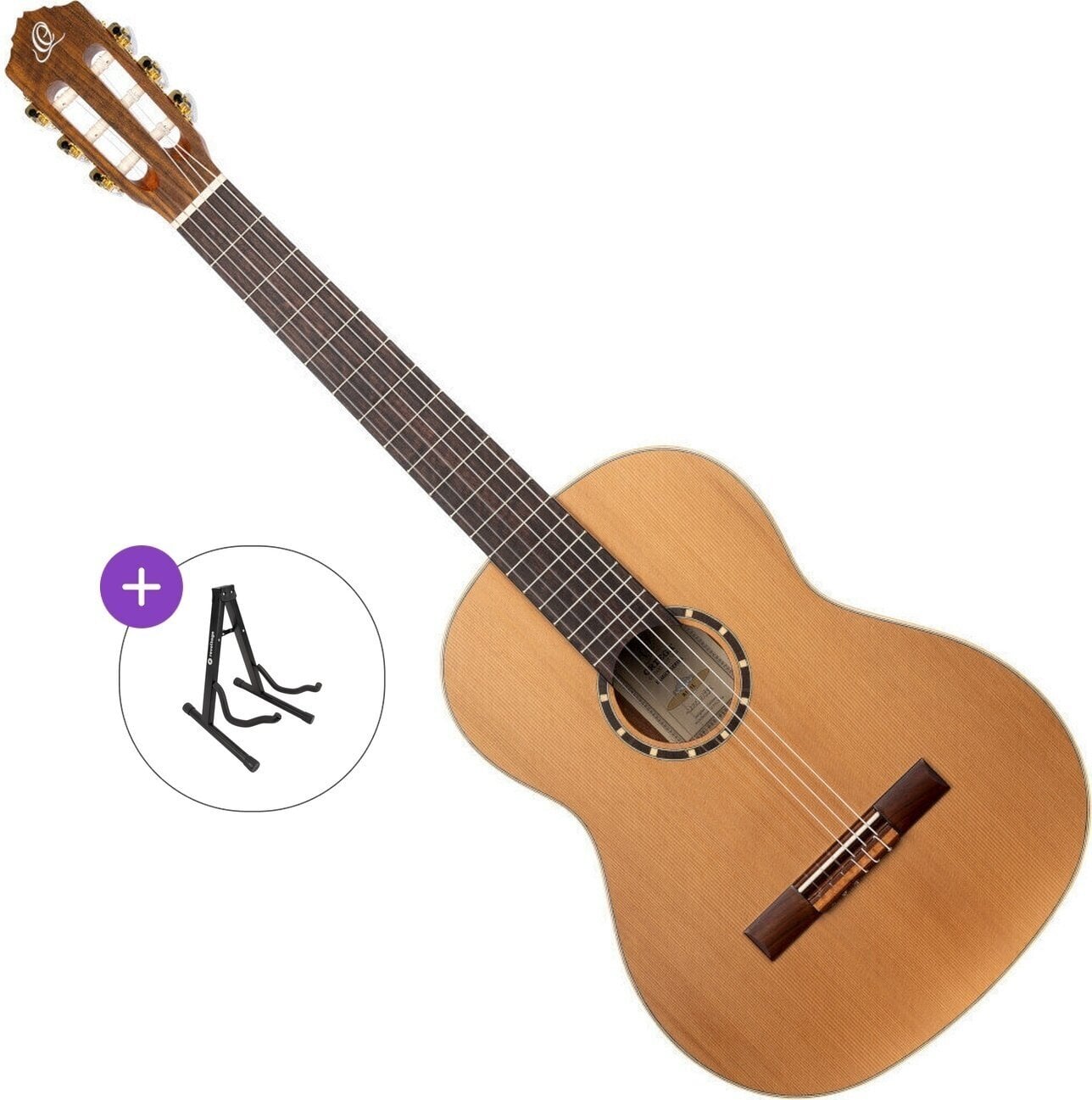 Konzertgitarre Ortega R131L Basic SET 4/4 Natural Konzertgitarre