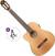 Klassieke gitaar met elektronica Ortega RCE131L Basic SET 4/4 Natural Klassieke gitaar met elektronica
