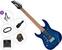 Chitarra Elettrica Ibanez GRX70QAL-TBB Premium SET Transparent Blue Burst Chitarra Elettrica