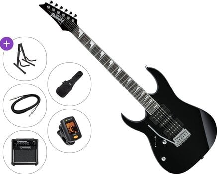 Chitarra Elettrica Ibanez GRG170DXL-BKN Premium SET Black Night Chitarra Elettrica - 1