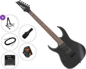 Elektrická kytara Ibanez RG421EXL Premium SET Black Flat Elektrická kytara