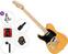 Elektrinė gitara Fender Squier Affinity Series Telecaster LH MN BPG Standard SET Butterscotch Blonde Elektrinė gitara