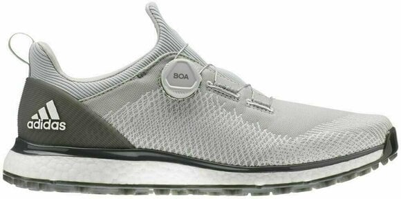 Chaussures de golf pour hommes Adidas Forgefiber BOA Chaussures de Golf pour Hommes Grey Two/Cloud White/Grey Six UK 10 - 1