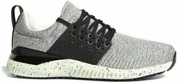 Heren golfschoenen Adidas Adicross Bounce Mens Golf Shoes Grey/Core Black/Raw White UK 7 - 1