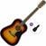 Dreadnought Guitar Fender CD-60 V3 Basic SET Sunburst Dreadnought Guitar