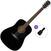 Akustická kytara Fender CD-60S WN Basic SET Black Akustická kytara