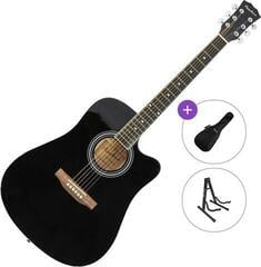 Akustická kytara Pasadena SG028C Standard SET Black Akustická kytara
