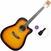 Elektro-akustična Dreadnought Pasadena SG028CE Basic SET Vintage Sunburst Elektro-akustična Dreadnought