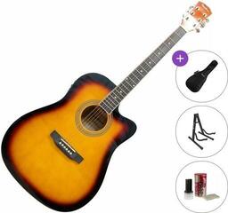 Elektro-akustična Dreadnought Pasadena SG028CE Standard SET Vintage Sunburst Elektro-akustična Dreadnought