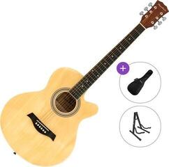 Джъмбо китара Pasadena SG026C-38 Standard SET Natural Джъмбо китара