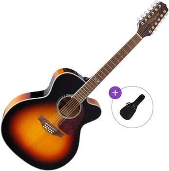 Chitarra Semiacustica 12 Corde Takamine GJ72CE-12 Basic SET Brown Sunburst Chitarra Semiacustica 12 Corde - 1