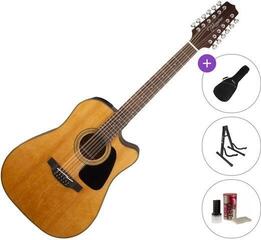 12-keelne elektroakustiline kitarr Takamine GD30CE-12 Standard SET Natural 12-keelne elektroakustiline kitarr