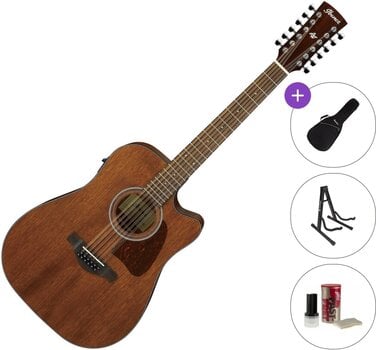 Chitarra Semiacustica 12 Corde Ibanez AW5412CE Standard SET Open Pore Natural Chitarra Semiacustica 12 Corde - 1