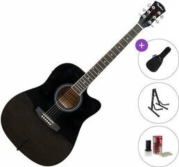 Elektro-akustična Dreadnought Pasadena SG028CE Standard SET Black Elektro-akustična Dreadnought