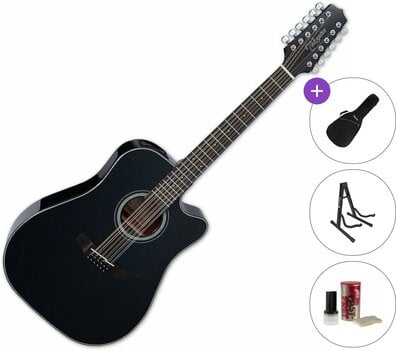 12-keelne elektroakustiline kitarr Takamine GD30CE-12 Standard SET Black 12-keelne elektroakustiline kitarr - 1