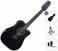 12-keelne elektroakustiline kitarr Takamine GD30CE-12 Standard SET Black 12-keelne elektroakustiline kitarr