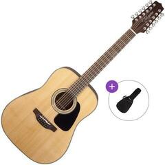 12-keelne akustiline kitarr Takamine GD30-12 Basic SET Natural 12-keelne akustiline kitarr