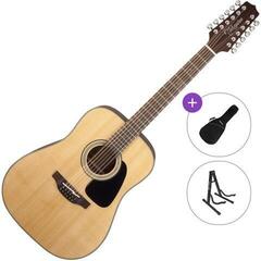 12-keelne akustiline kitarr Takamine GD30-12 Standard SET Natural 12-keelne akustiline kitarr