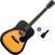 Akustická kytara Pasadena PD-100 Basic SET Sunburst Akustická kytara