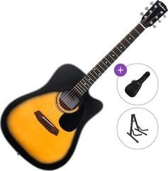 Dreadnought Guitar Pasadena PDC-100 Standard SET Sunburst Dreadnought Guitar