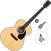 Jumbo Guitar Pasadena PG-100 Standard SET Natural Jumbo Guitar