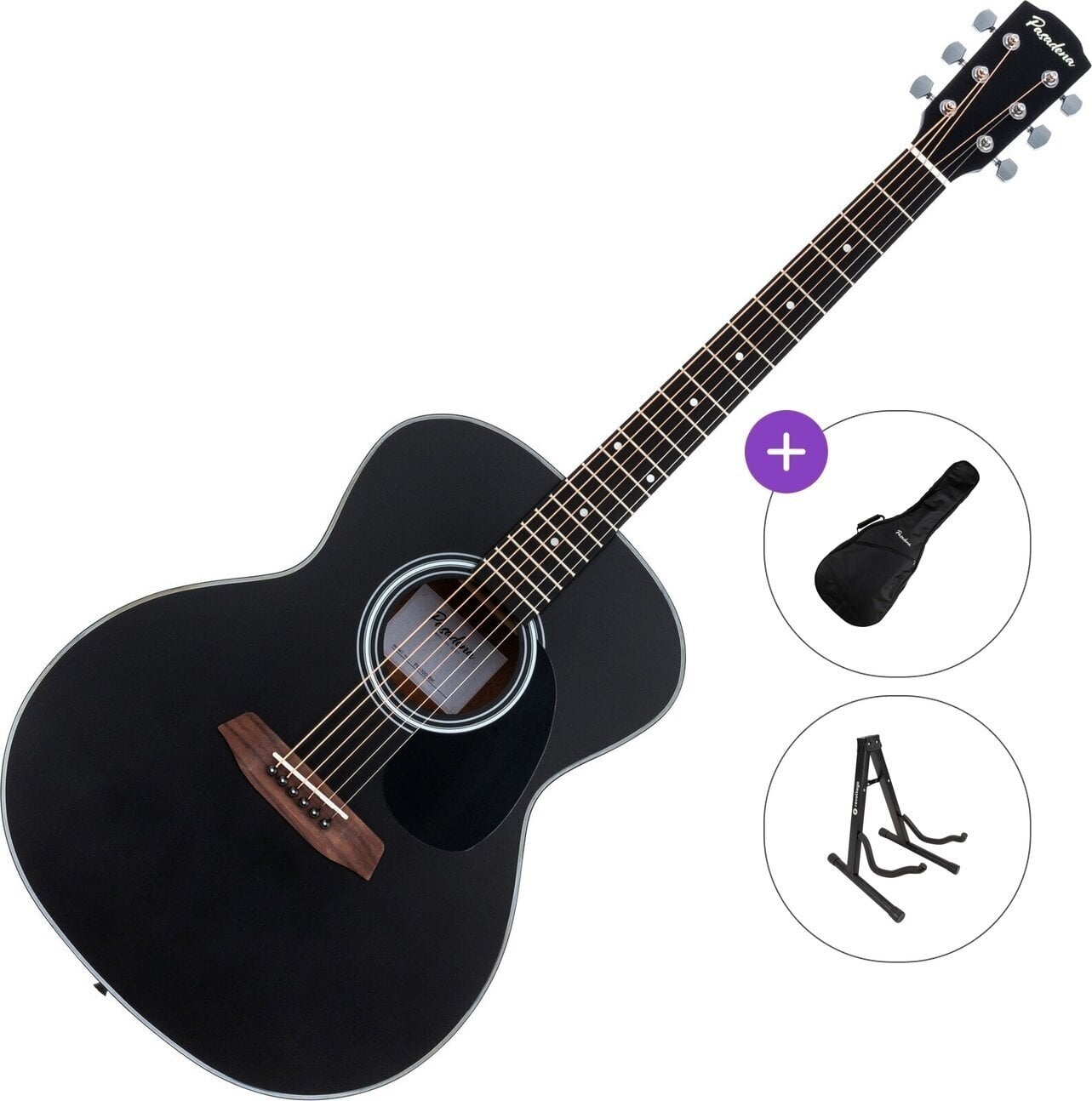 Jumbokitara Pasadena PG-100 Standard SET Black Jumbokitara