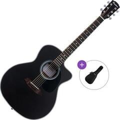 Akustična kitara Jumbo Pasadena PGC-100 Basic SET Black Akustična kitara Jumbo