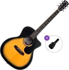 Jumbo ģitāra Pasadena PGC-100 Basic SET Sunburst Jumbo ģitāra