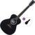 Chitară acustică Pasadena PT-100 Basic SET Black Chitară acustică