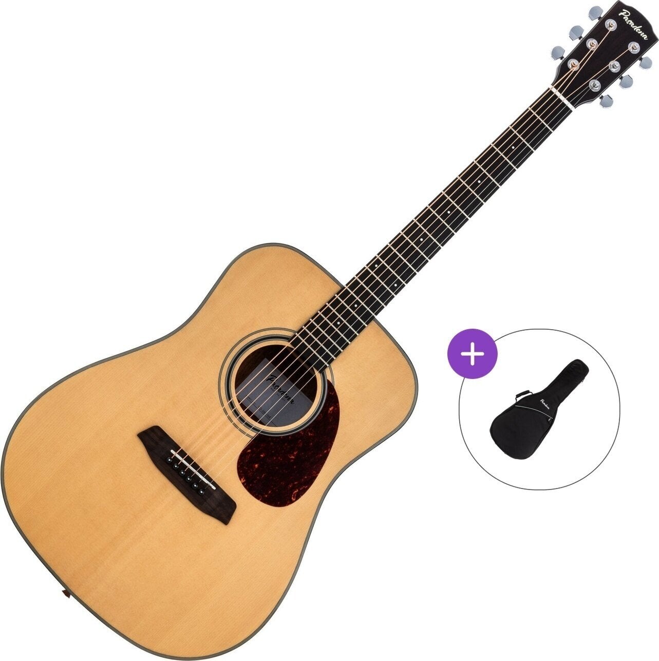 Akustická kytara Pasadena PD-200 Basic SET Natural Akustická kytara