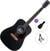 Akustická kytara Pasadena PD-200 Standard SET Black Akustická kytara