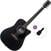 Dreadnought Guitar Pasadena PDC-200 Basic SET Black Dreadnought Guitar
