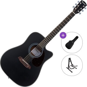 Dreadnought Guitar Pasadena PDC-200 Standard SET Black Dreadnought Guitar - 1