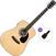Chitarra Semiacustica Dreadnought Pasadena PD-100E Basic SET Natural Chitarra Semiacustica Dreadnought
