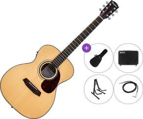 Elektro-akustična jumbo Pasadena PG-200E Premium SET Natural Elektro-akustična jumbo