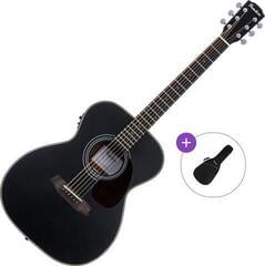 electro-acoustic guitar Pasadena PG-200E Basic SET Black electro-acoustic guitar