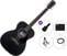 electro-acoustic guitar Pasadena PG-200E Premium SET Black electro-acoustic guitar