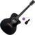 electro-acoustic guitar Pasadena PGC-200E Basic SET Black electro-acoustic guitar