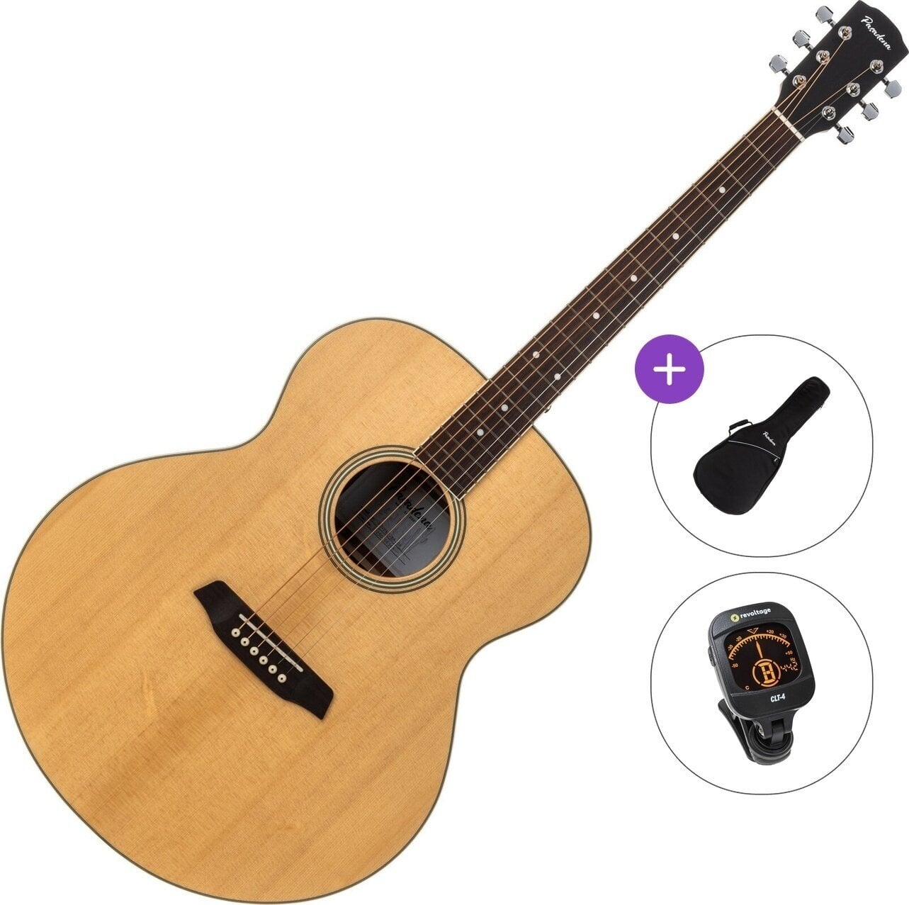 Jumbogitar Pasadena PJ-250 Open Pore Standard SET Natural Jumbogitar