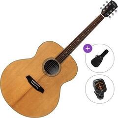 Jumbo ģitāra Pasadena PJ-300 Standard SET Natural Satin Jumbo ģitāra