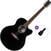 Guitare acoustique Jumbo Pasadena PJC-300 Basic SET Black Guitare acoustique Jumbo