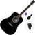 Akustická kytara Pasadena PD-350 Standard SET Black Akustická kytara