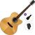 Jumbo ģitāra Pasadena PJC-500 All Solid Standard SET Natural Gloss Jumbo ģitāra
